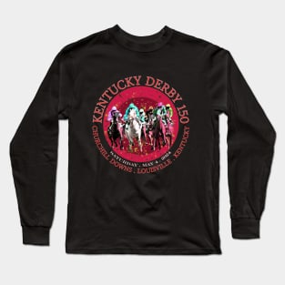 Kentucky Derby 150 design Long Sleeve T-Shirt